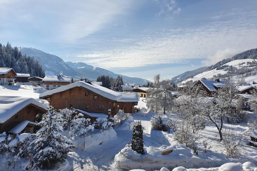 *** Le Refuge *** Logement Standing Megeve Demi-Quartier Exteriér fotografie